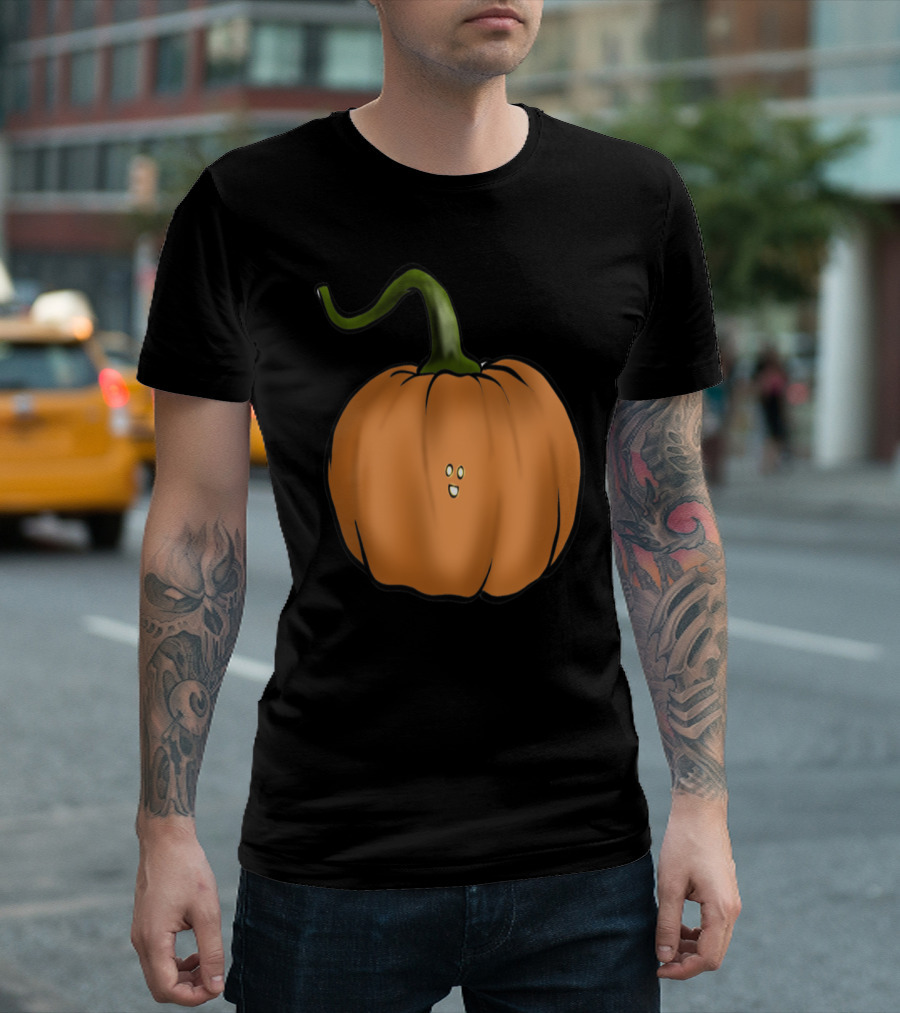 Happy Halloween Pumpkin With Face T-Shirt