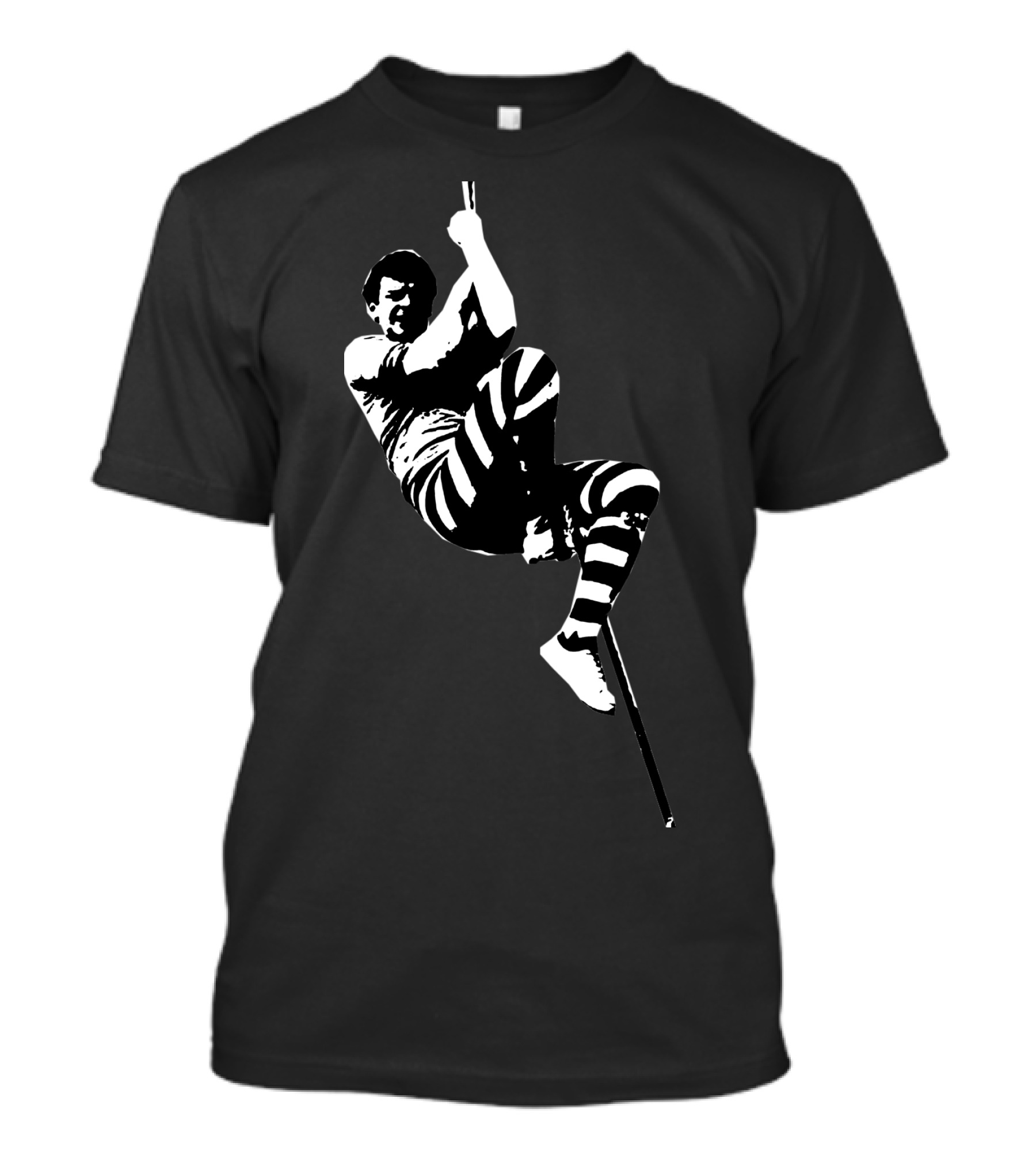 Climb Up The Rope Striped Leggings T-Shirt