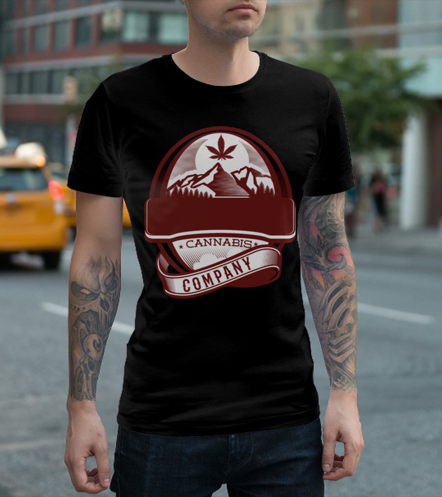 Cannabis Company Mountains Rasta Marihuana Ligualiz T-Shirt