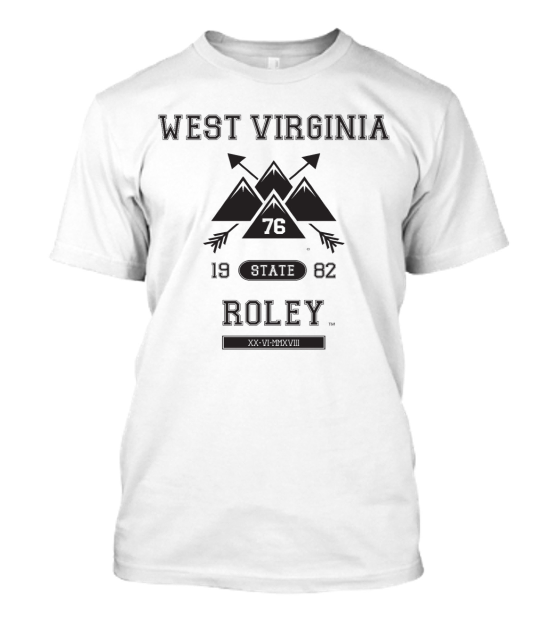West Virginia Mountains 78 State Roley Adventure Explorer T-Shirt