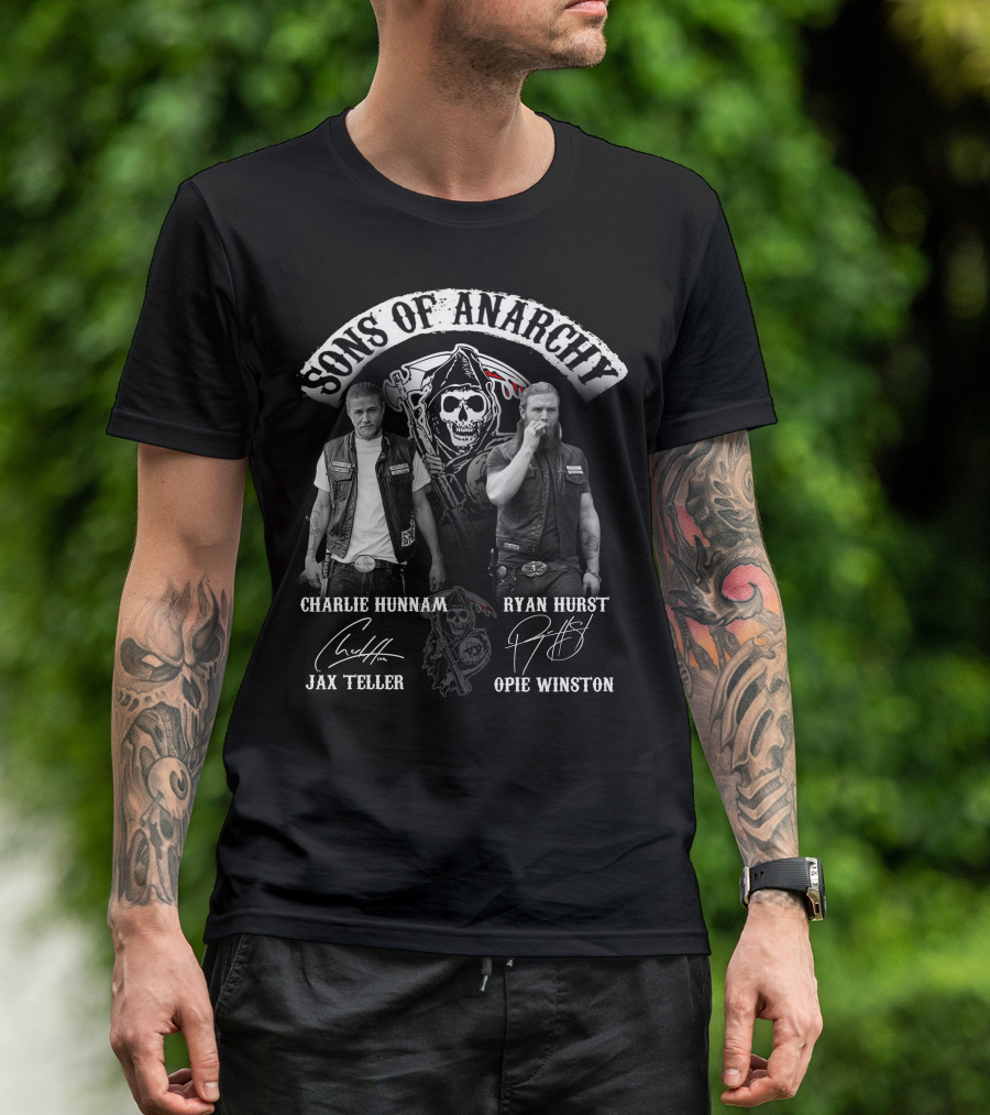 Sons Of Anarchy Jax Teller Opie Winston Charlie Hunnam Ryan Hurst T-Shirt