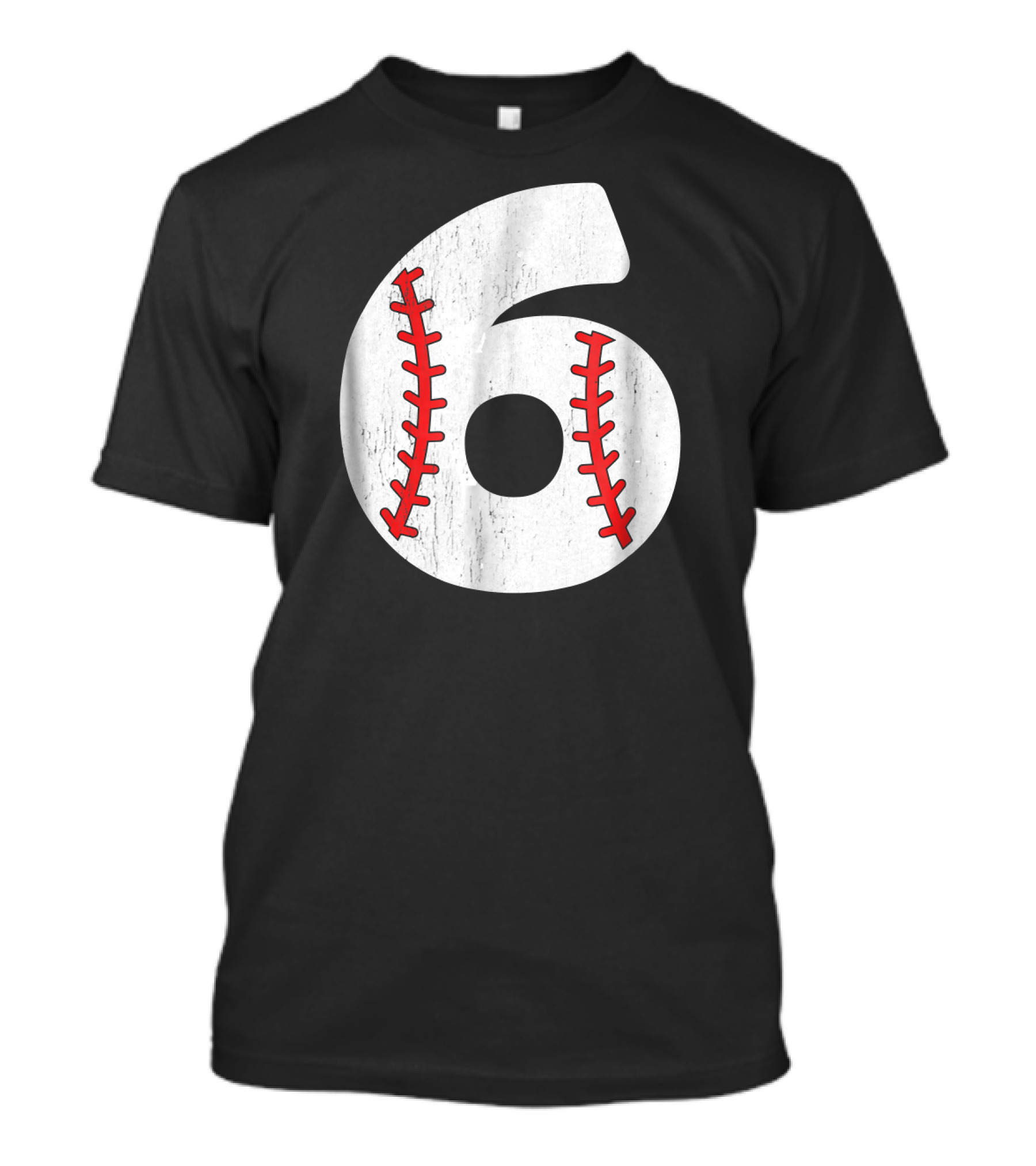 6 Year Old Birthday Baseball Boys And Girls T-Shirt