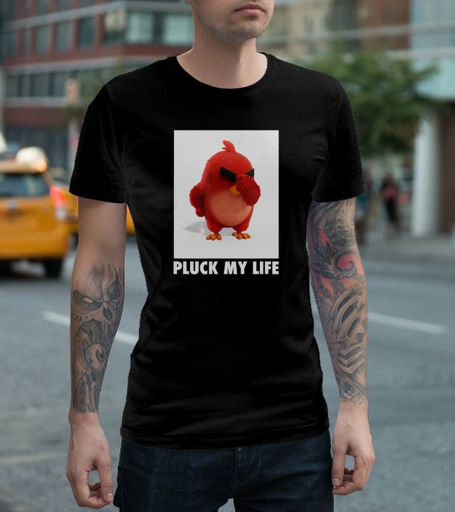 Angry Birds 2 Pluck My Life Red Bird Facepalm T-Shirt