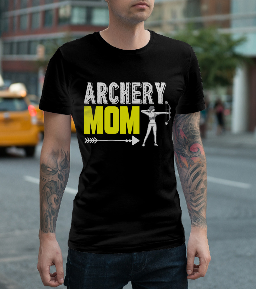 Archery Mom Archer Arrow Bow Target Woman T-Shirt