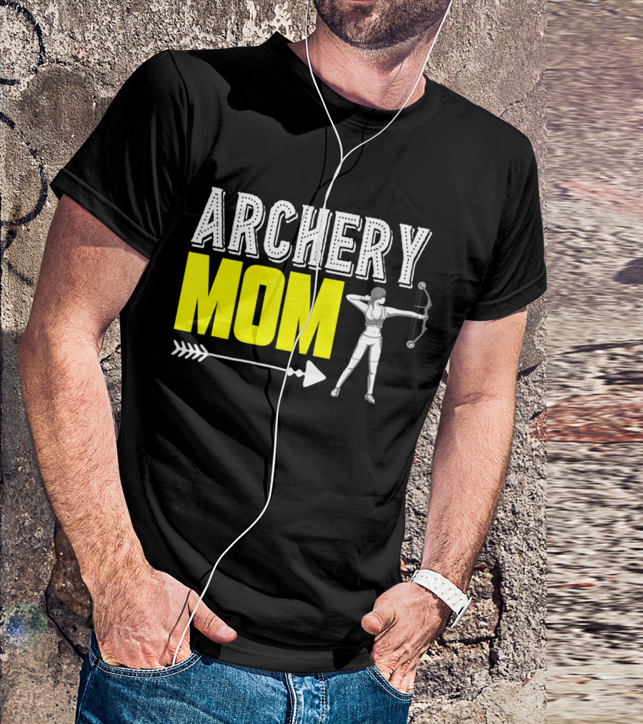 Archery Mom Archer Arrow Bow Target Woman T-Shirt