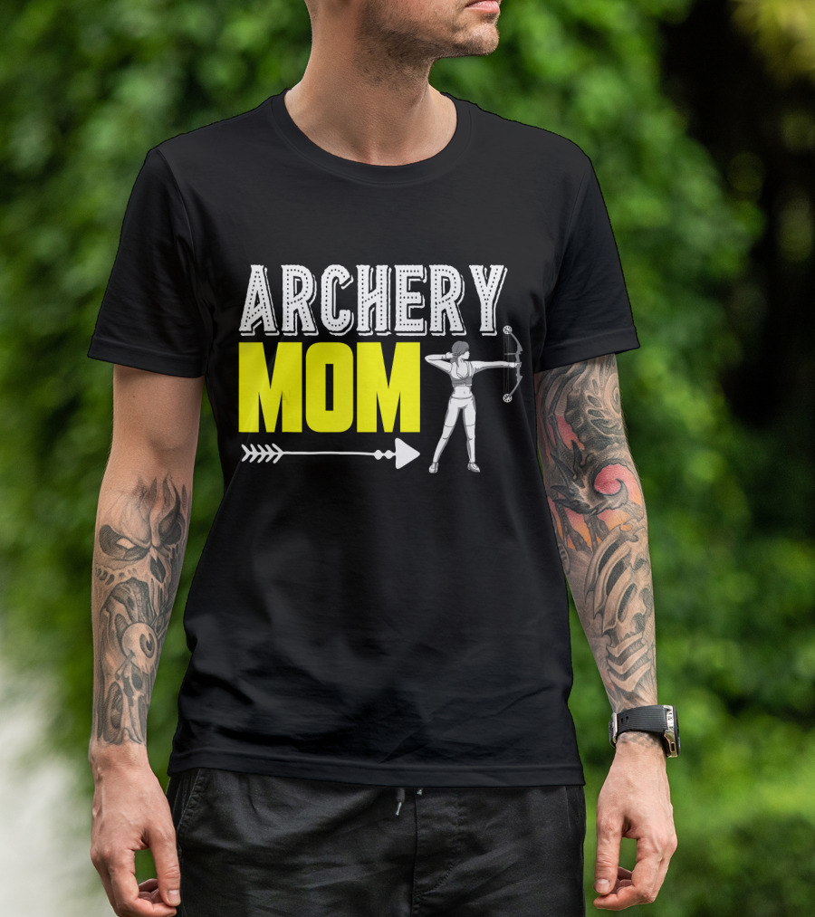 Archery Mom Archer Arrow Bow Target Woman T-Shirt