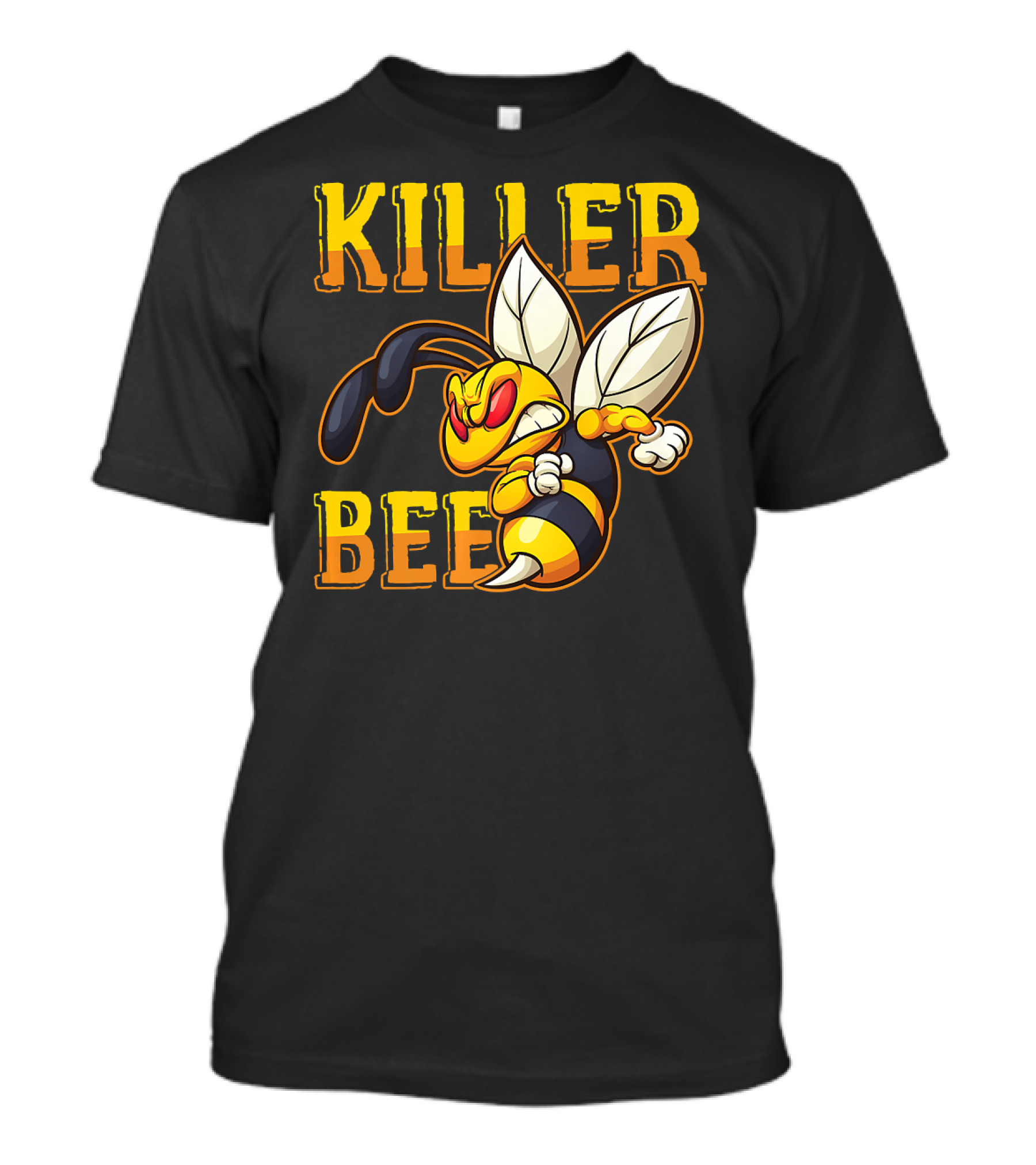 Killer Bee Yellowjacket Hornet Iconic Insect Character T-Shirt