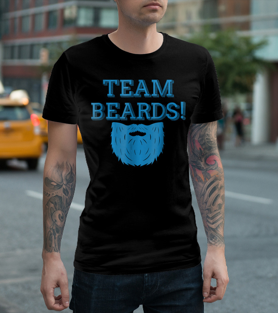 Team Beards Blue Baby Gender Reveal T-Shirt