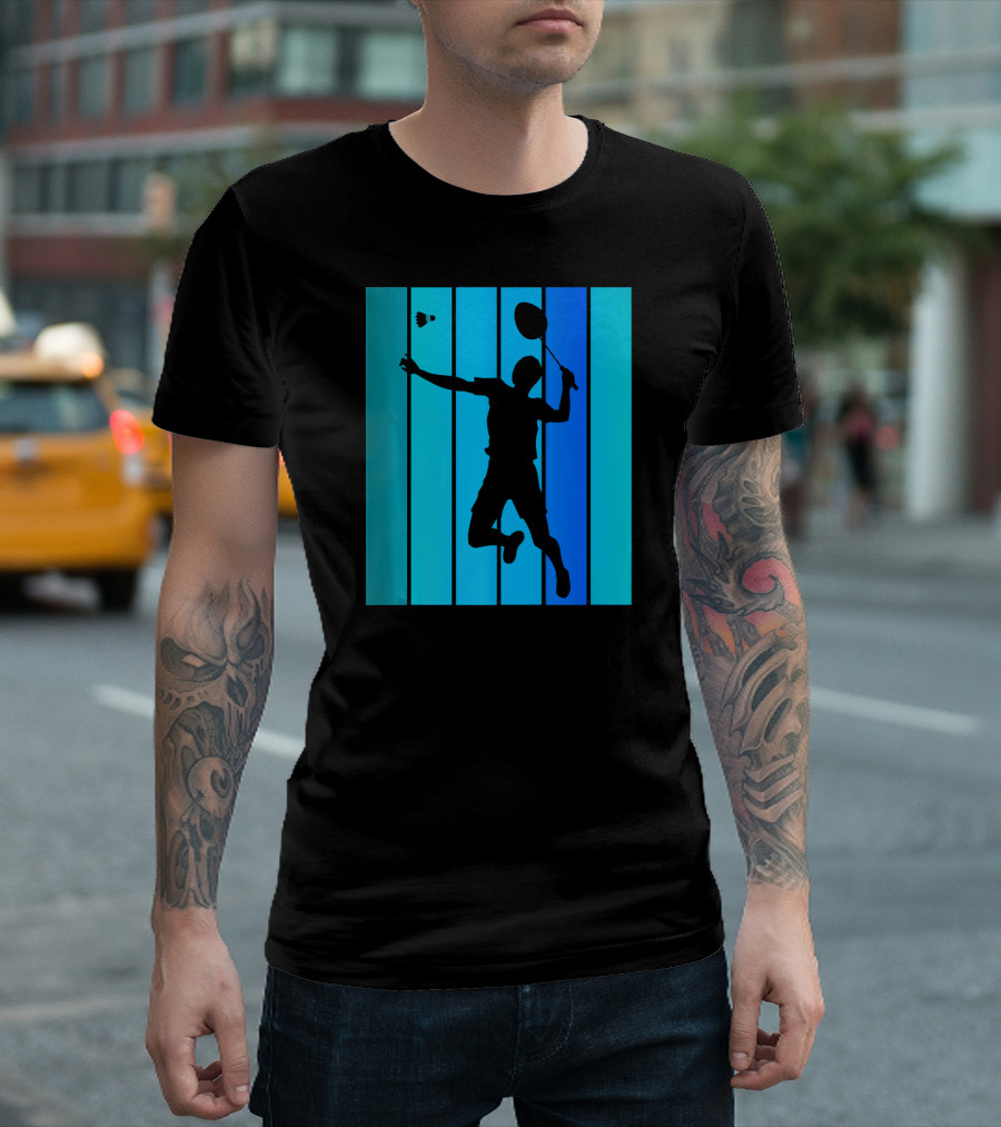 Badminton Player Shuttlecock Sport Lover T-Shirt
