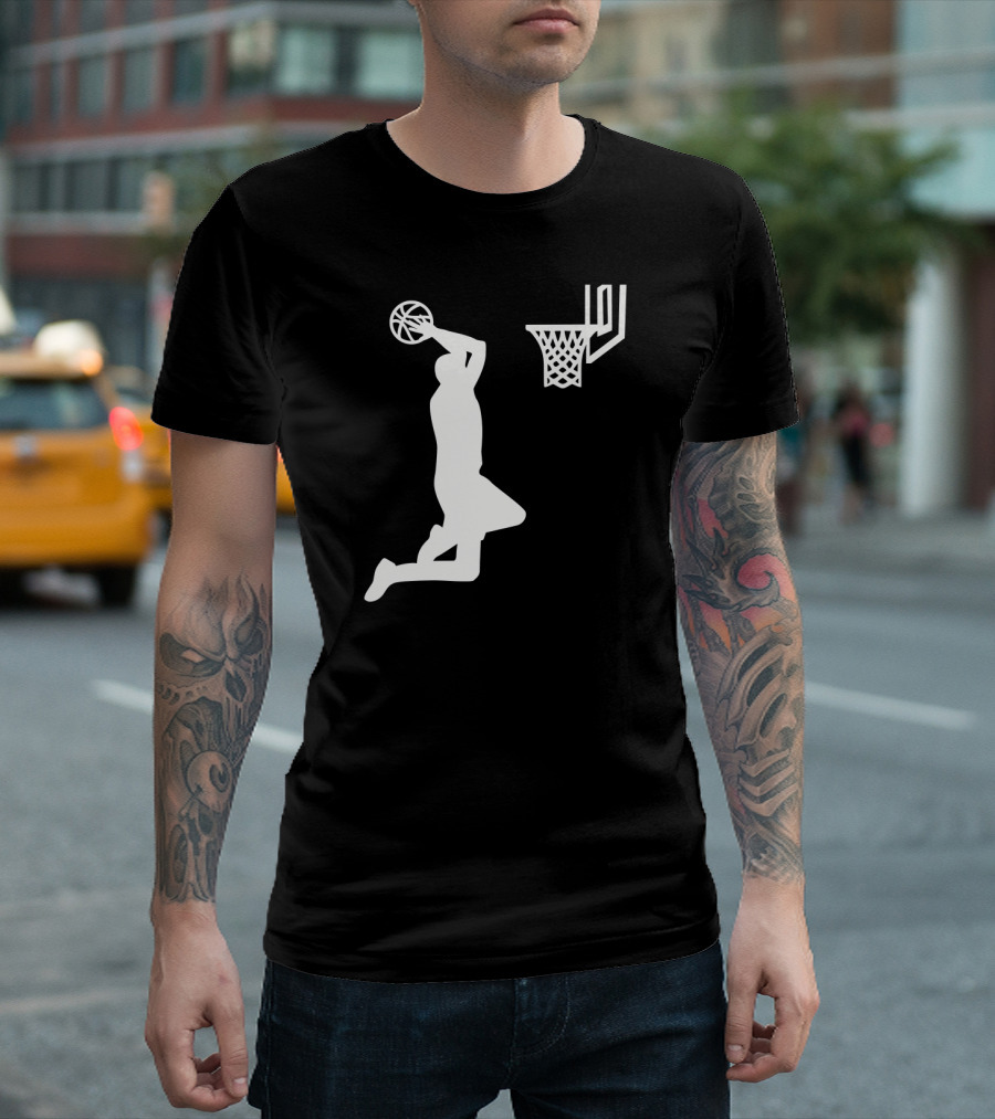 Basketball Player Dunking T-Shirt