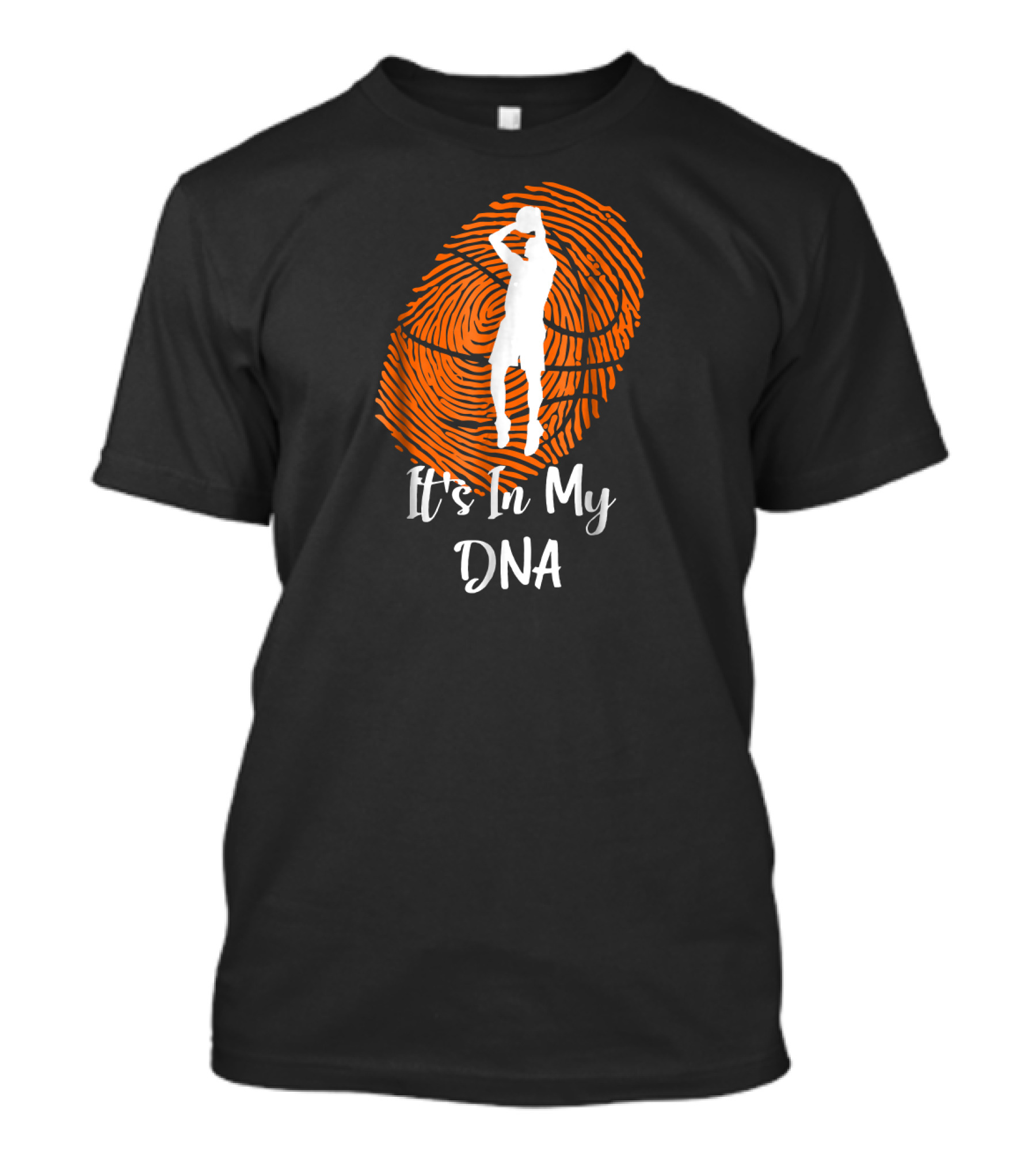 Basketball It's In My DNA Fingerprint Player T-Shirt