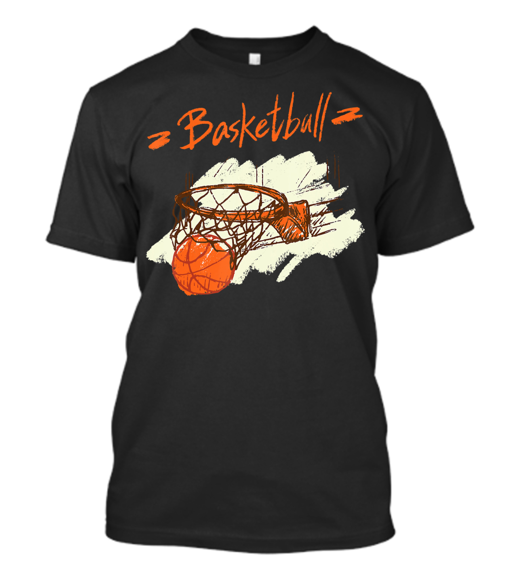 Basketball Player Basketball Hoop Basket Shot T-Shirt