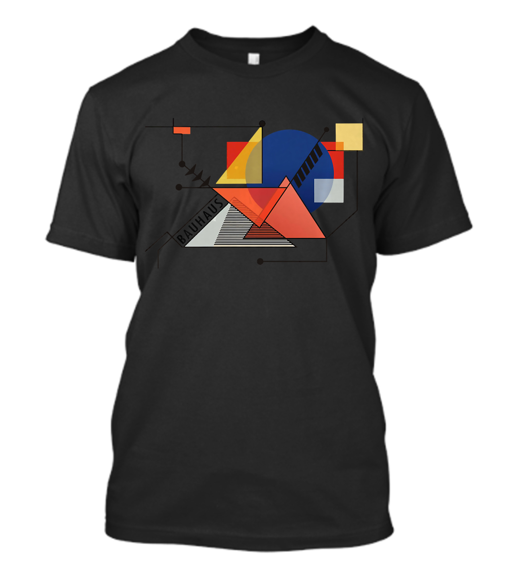 Bauhaus Art Deco Abstract Geometric Architecture T-Shirt
