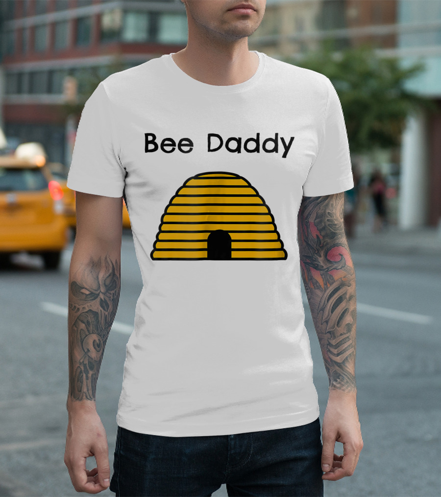 Bee Daddy Mens Beekeeper Beehive T-Shirt