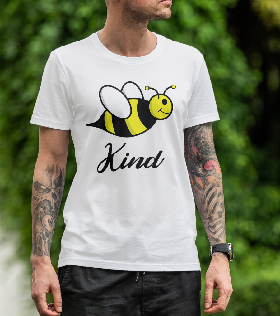 Bee Kind Cute Conservation Save The Bees T-Shirt