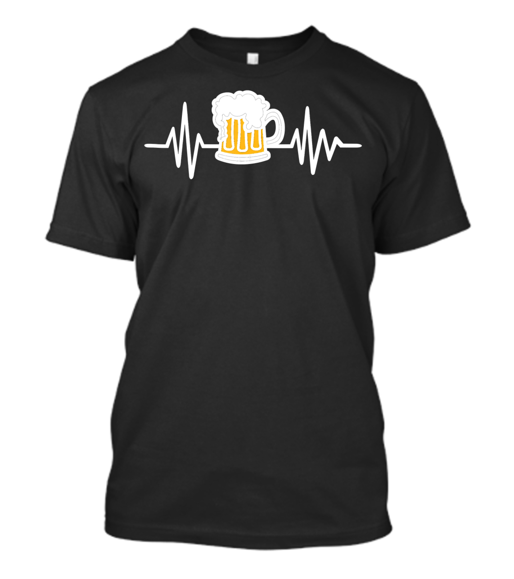 Beer Frequency Heartbeat Mug T-Shirt
