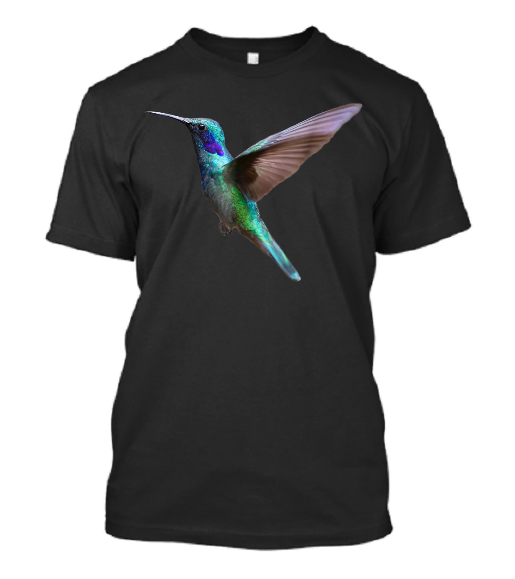 Blue Hummingbird Photo Bird Lover Birdi Hummingbird Lovers Wildlife Enthusiast T-Shirt