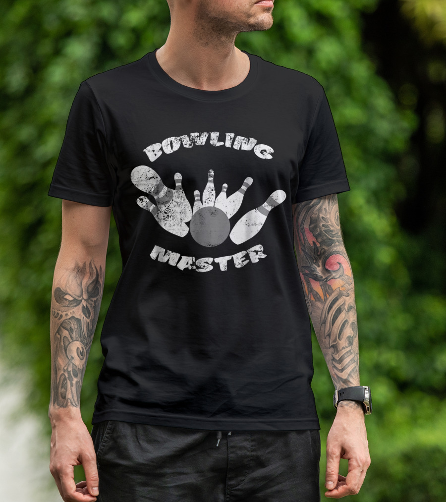 Bowling Master League Tournament Game Funny T-Shirt