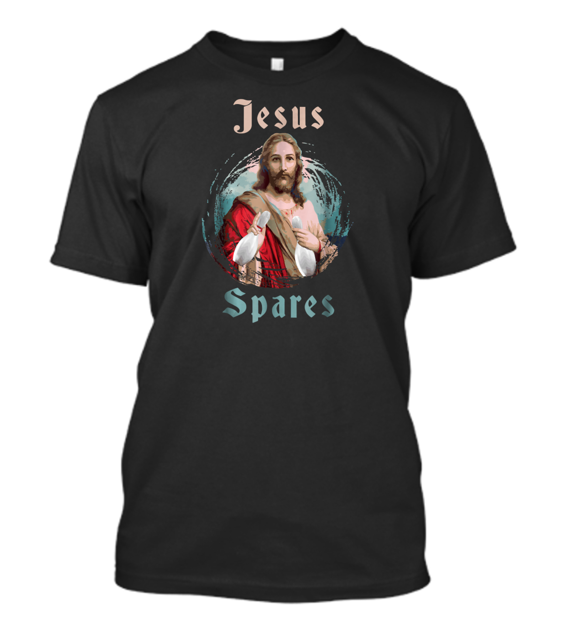 Jesus Spares Bowling T-Shirt