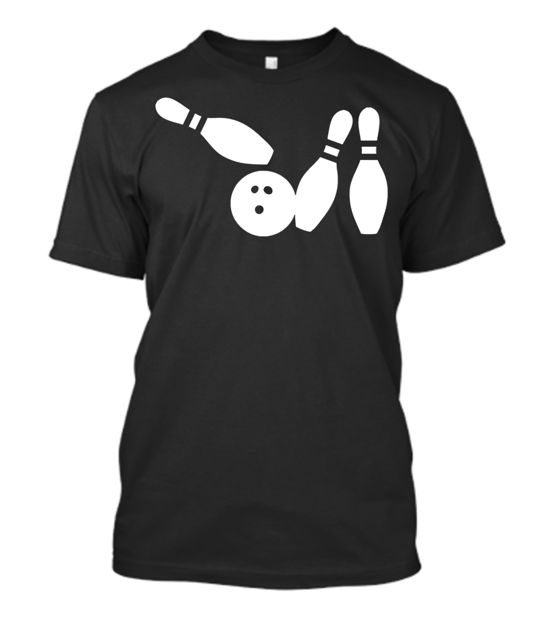 Bowling Team Alley Cats Matching League Iconic Bowling Ball And Pins T-Shirt