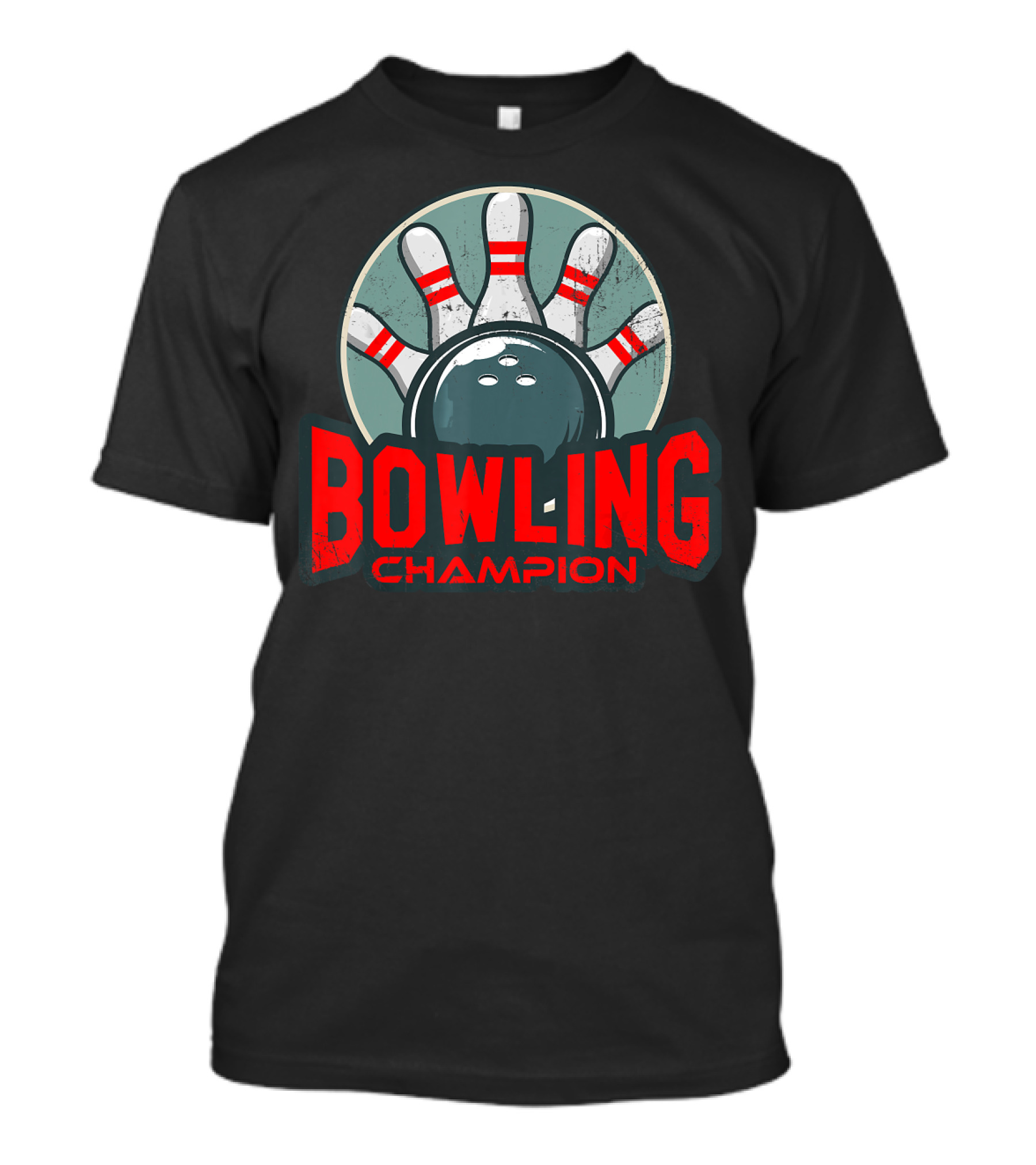 Bowling Champion MenWomen Bowling Cha T-Shirt