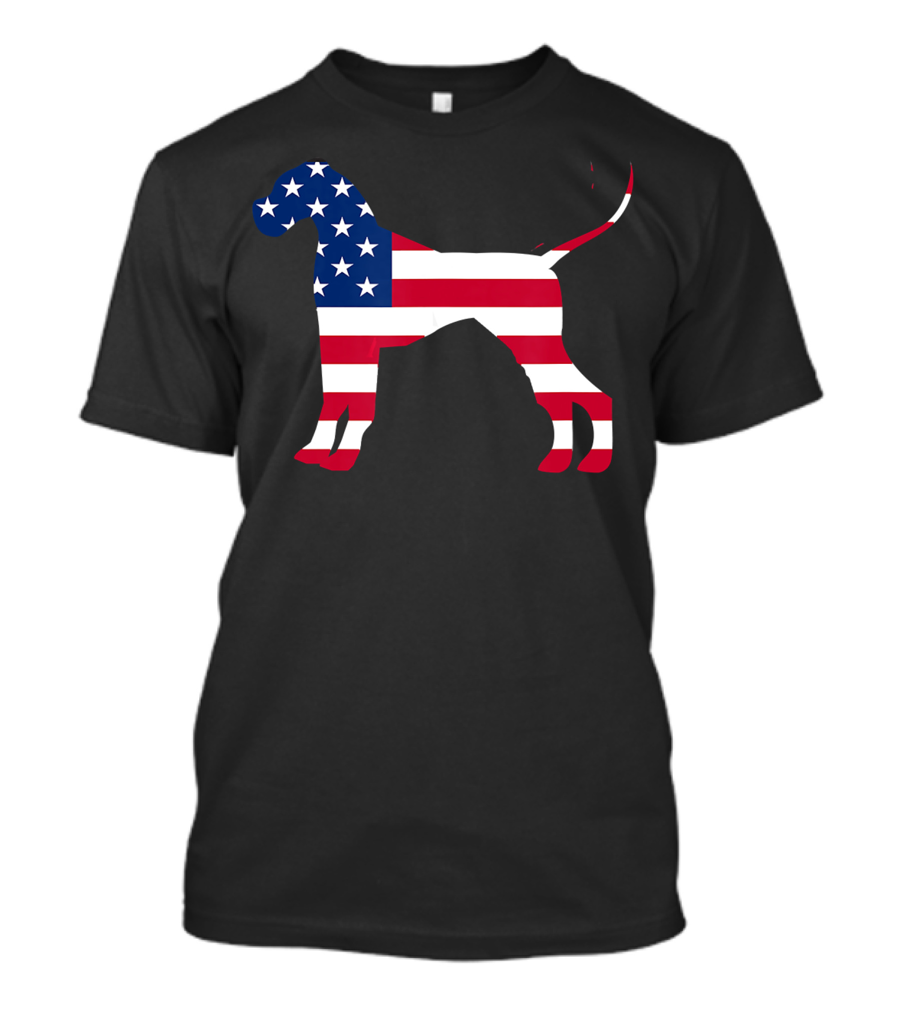 Boxer USA Flag American Patriotic 4th Of July T-Shirt