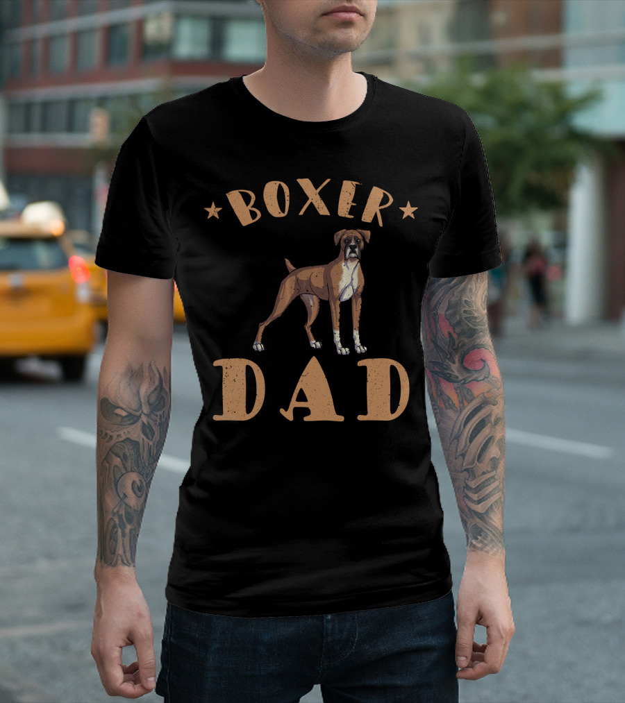 Boxer Dad Boxer Dog T-Shirt