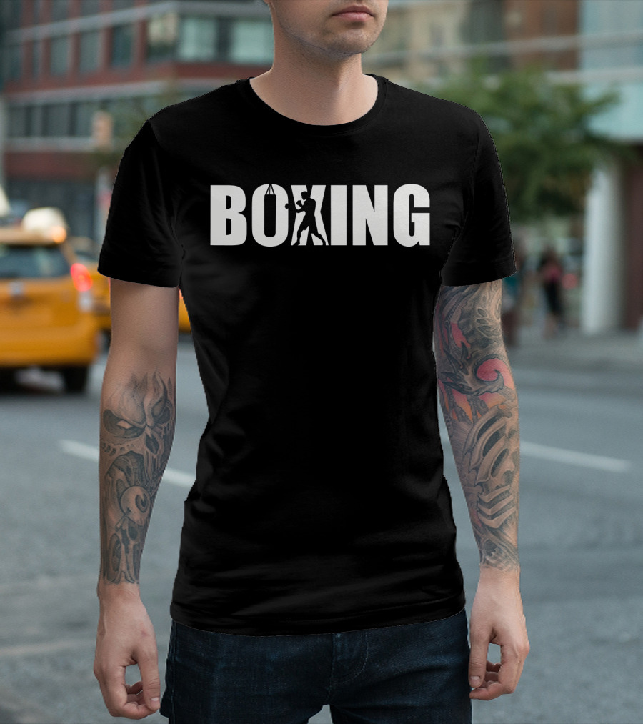 BOXING Boxer Silhouette Training T-Shirt