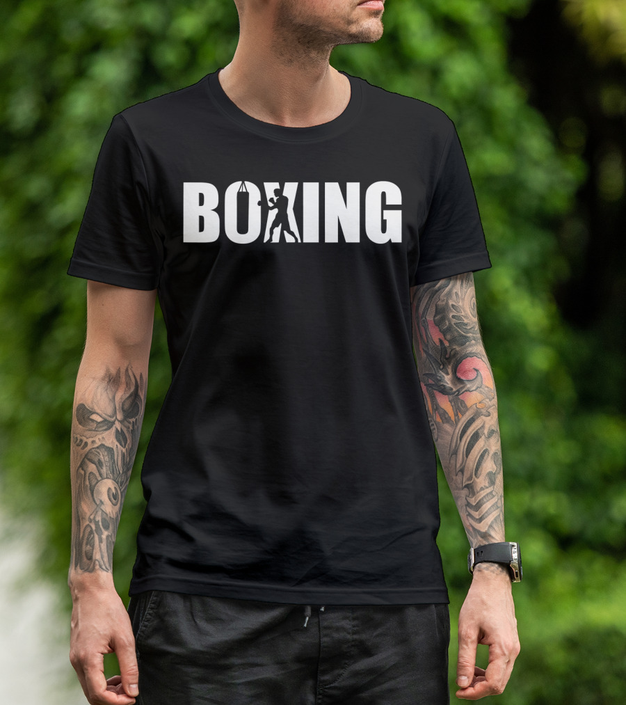 BOXING Boxer Silhouette Training T-Shirt