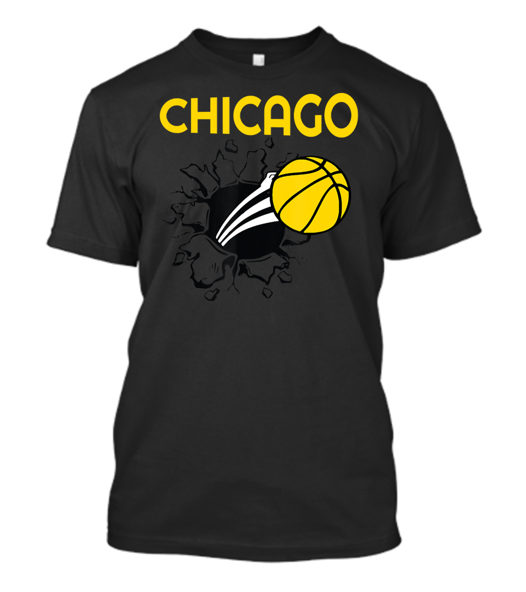 Chicago Sky Basketball Burst T-Shirt
