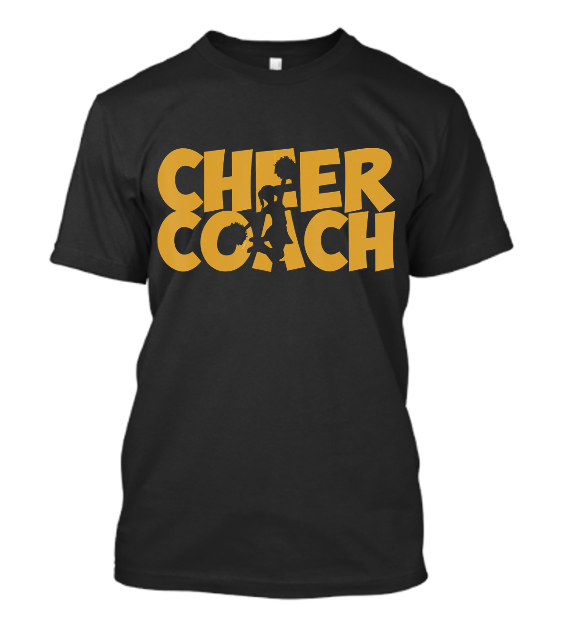 Cheer Coach Awesome Cheerleading Pom-Pom T-Shirt