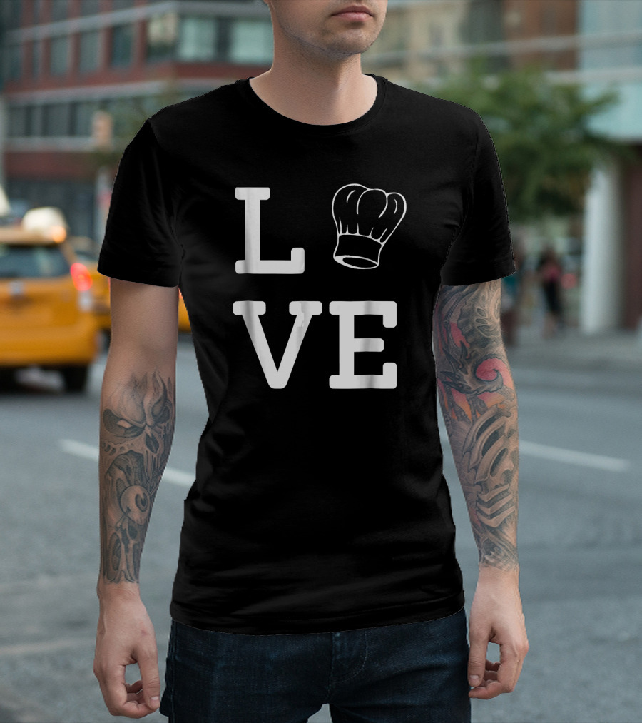 LOVE Cooking Lover Chef Kiss T-Shirt