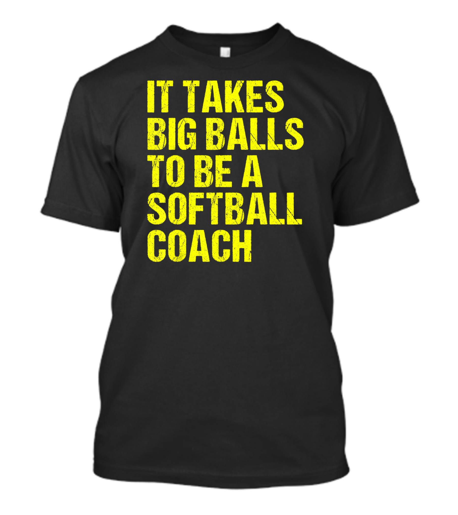 It Takes Big Balls To Be A Softball Coach T-Shirt