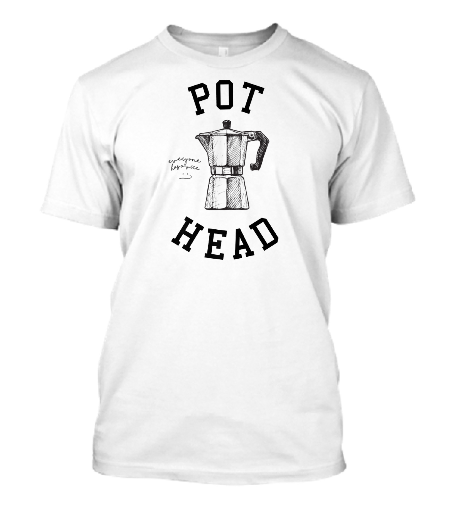 Pot Head Coffee Lovers Moka Pot T-Shirt