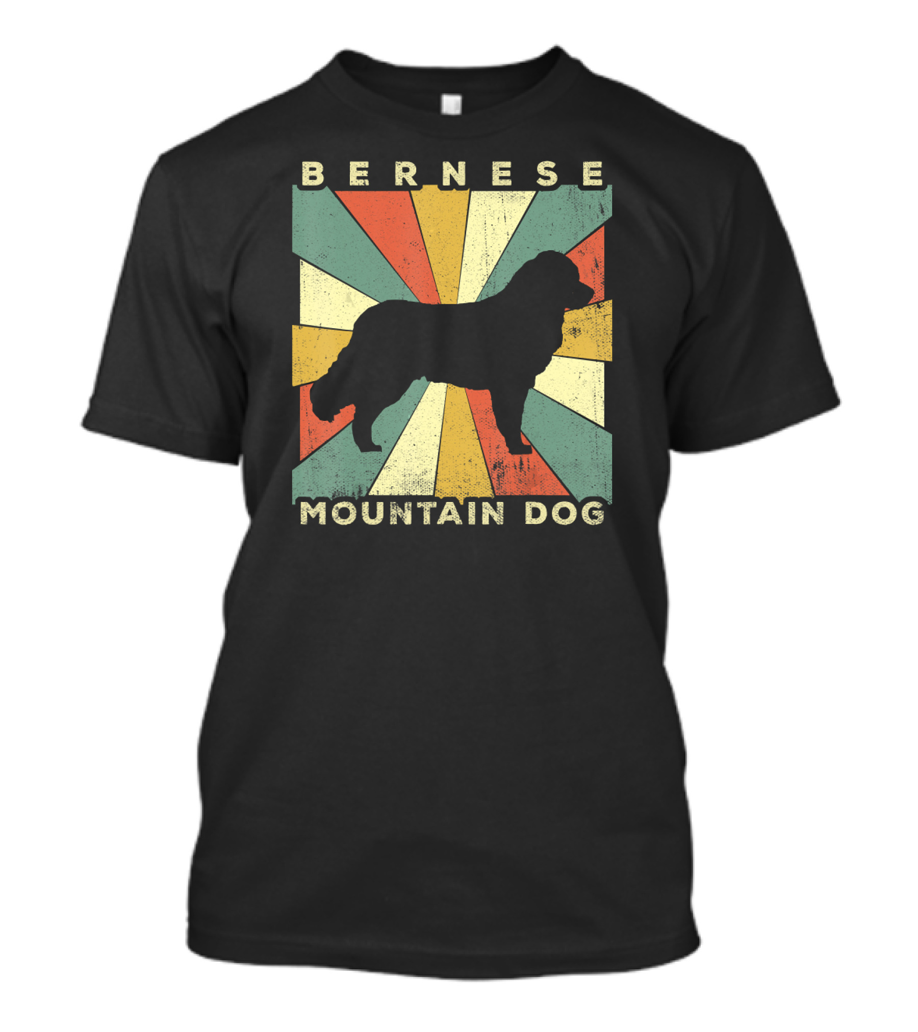 BERNESE MOUNTAIN DOG RETRO 70S STYLE VINTAGE T-Shirt