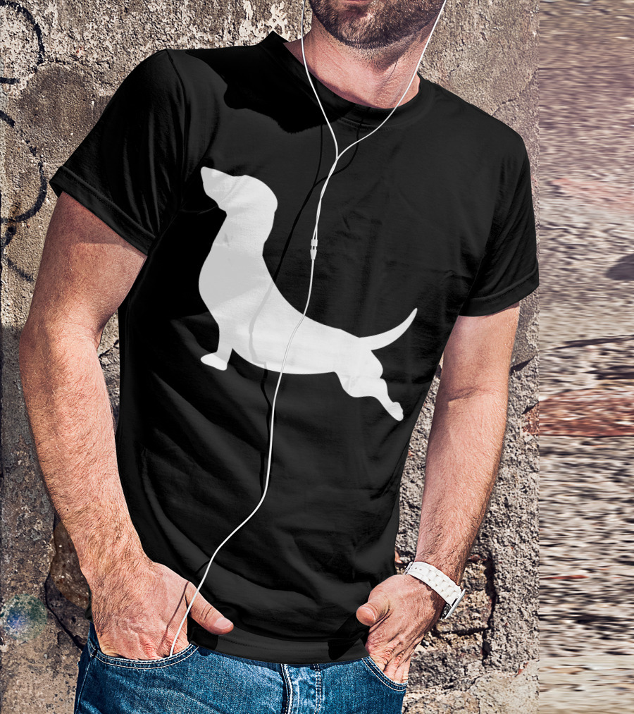 Dachshund Yoga Pose Stretch Puppy T-Shirt