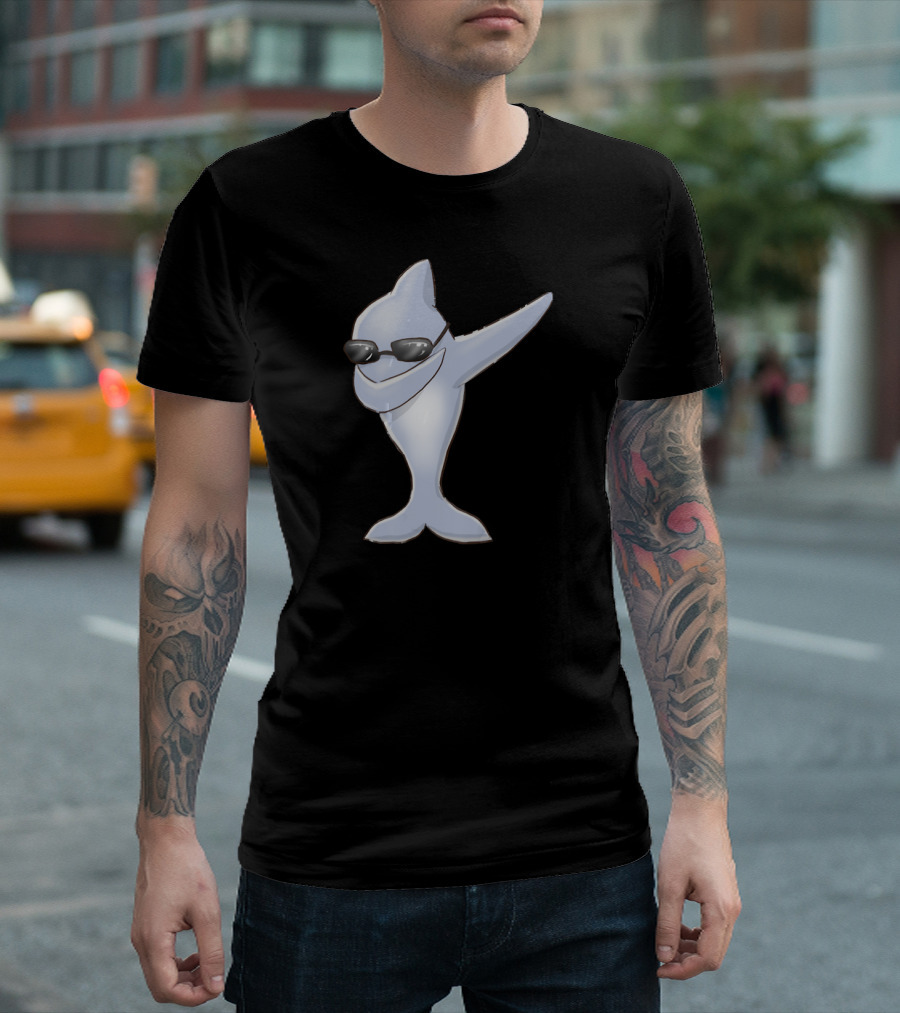 Dolphin Dab With Sunglasses Cool Moves T-Shirt