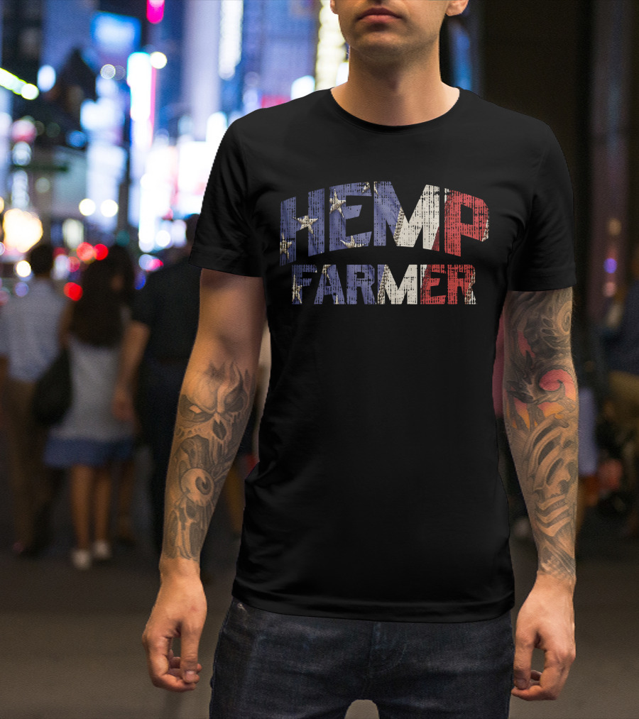 HEMP FARMER USA Cannabis Support CBD T-Shirt