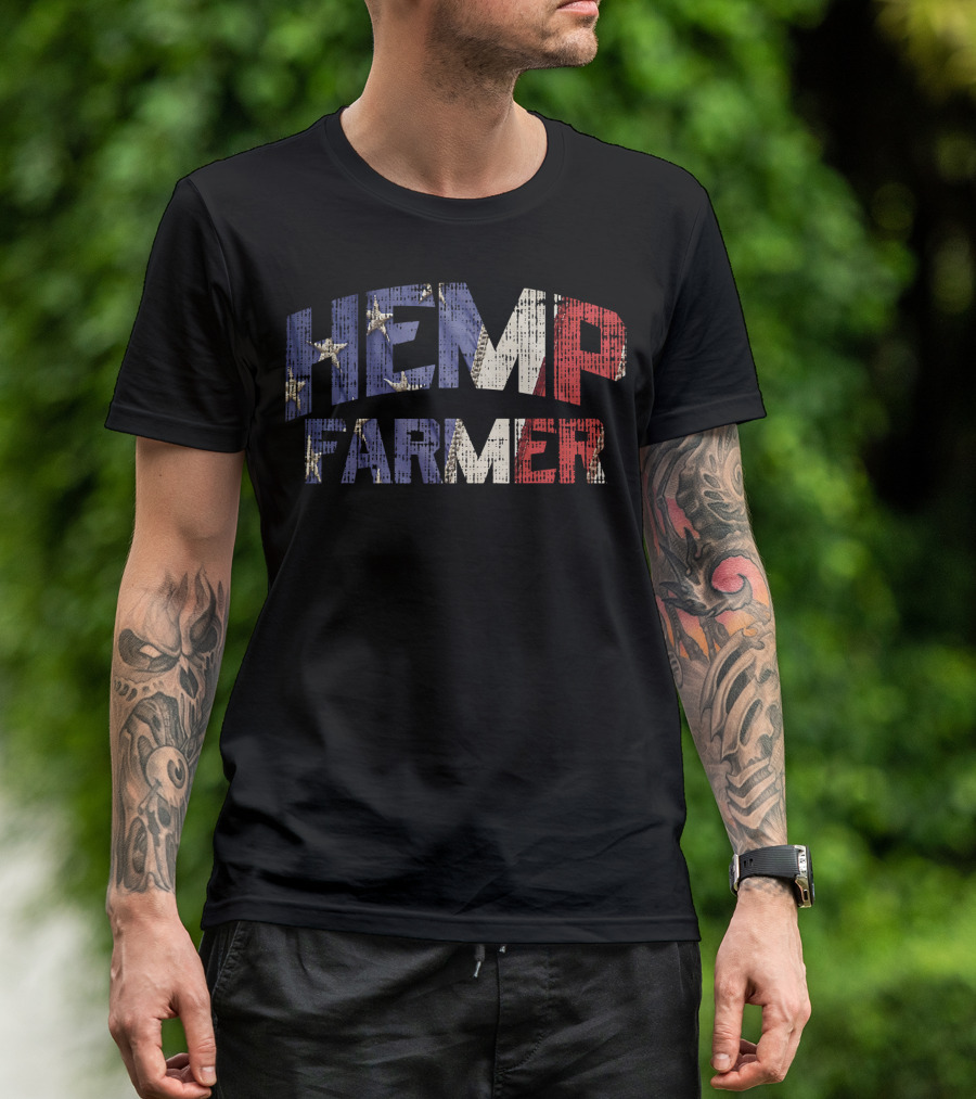 HEMP FARMER USA Cannabis Support CBD T-Shirt