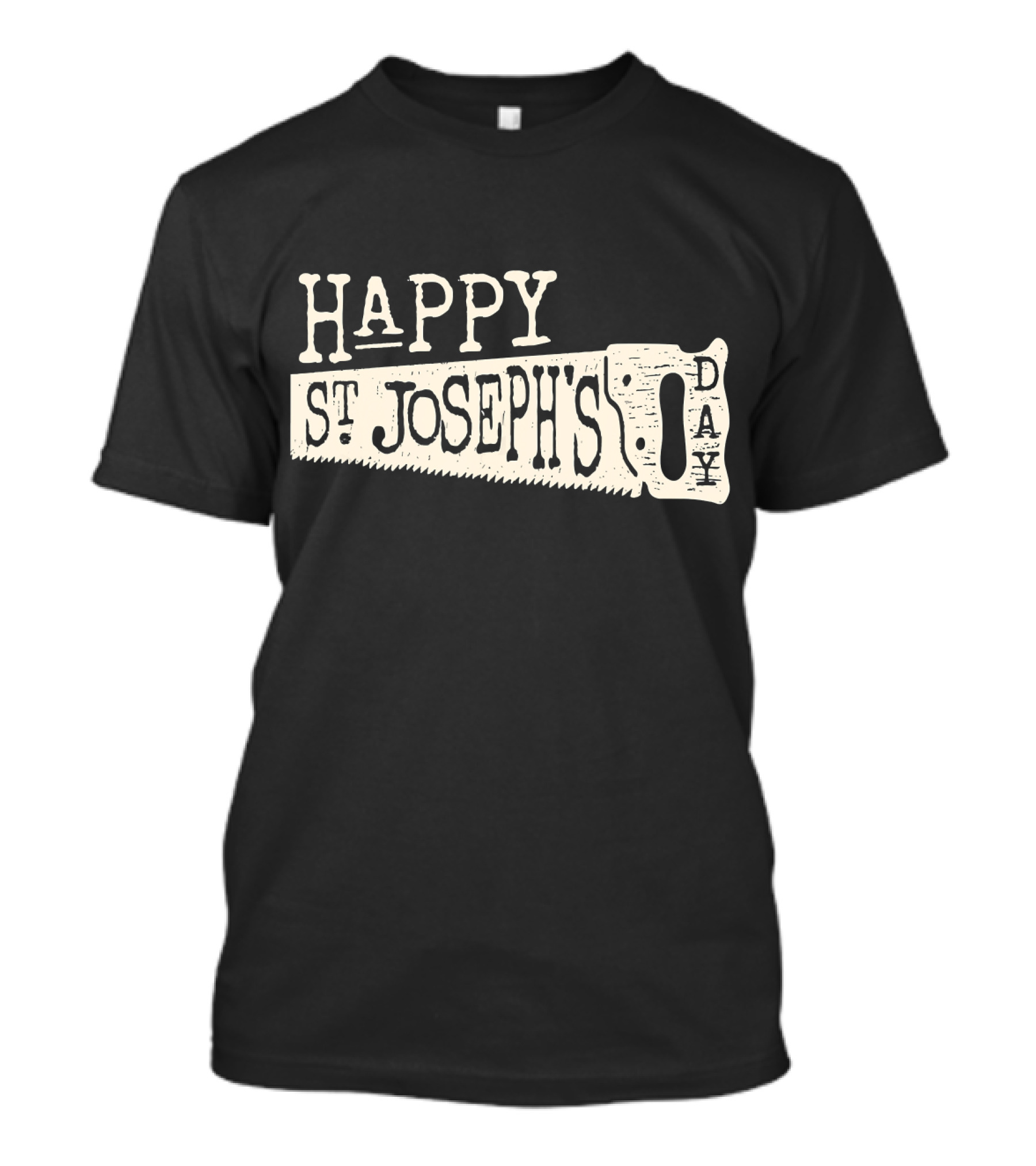 Happy St. Joseph's Day Carpenter Woodworker Saw T-Shirt
