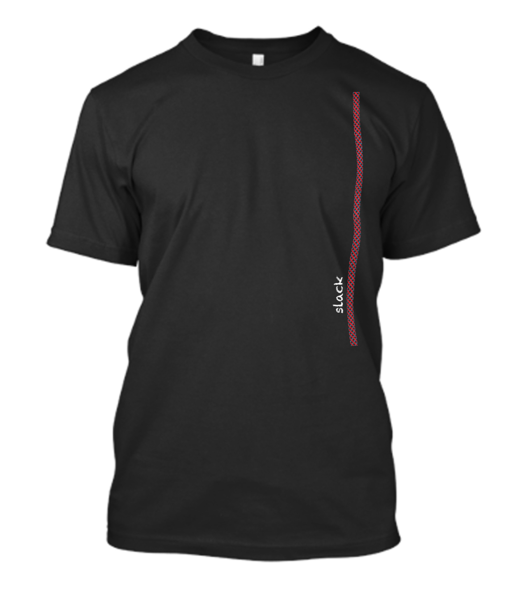 Slack Minimalist Red Line T-Shirt
