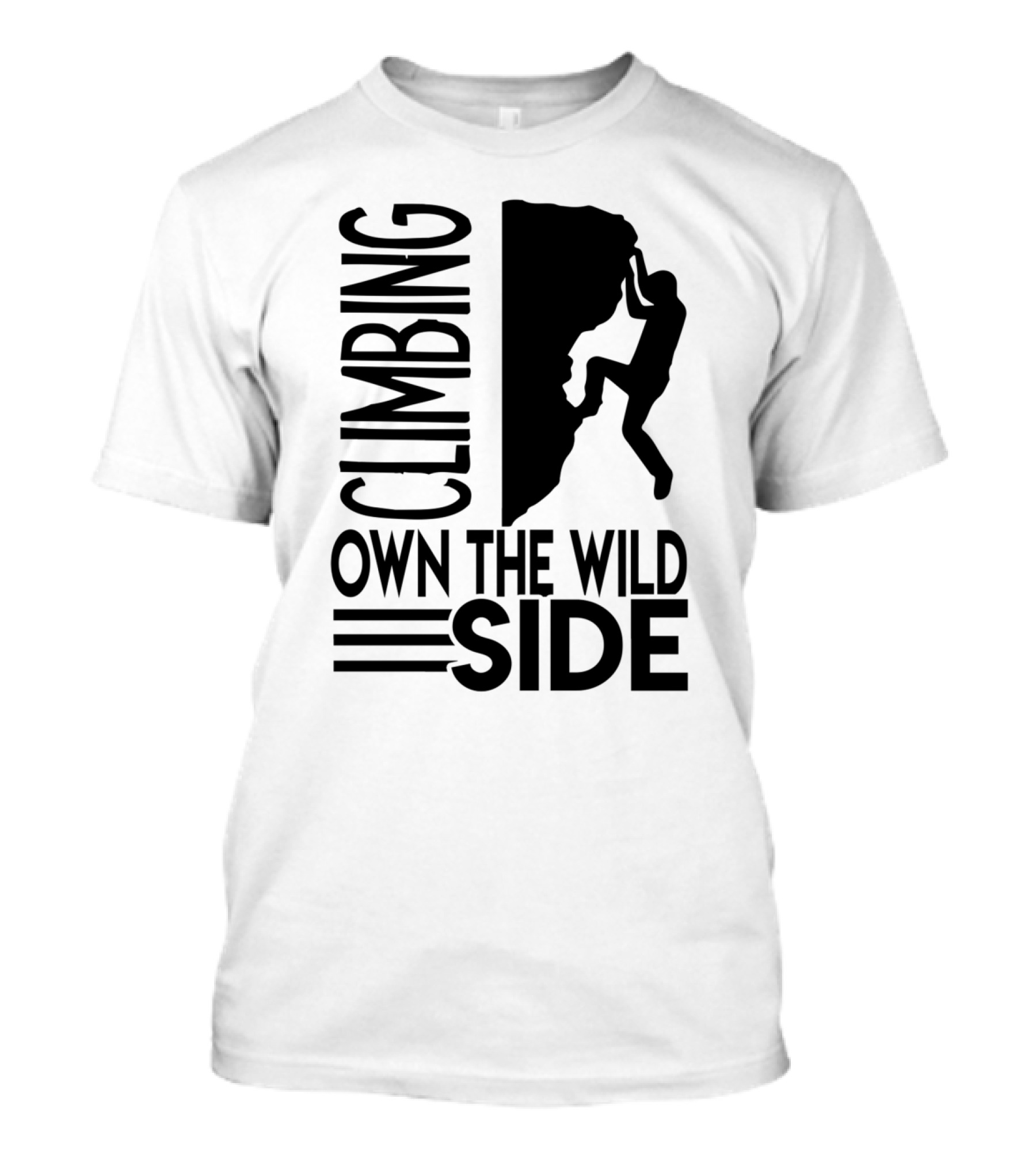 Climbing The Wild Vertical Adventure Side T-Shirt