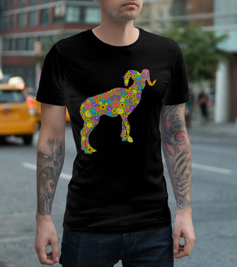 Mountain Goat Multicolor Floral T-Shirt