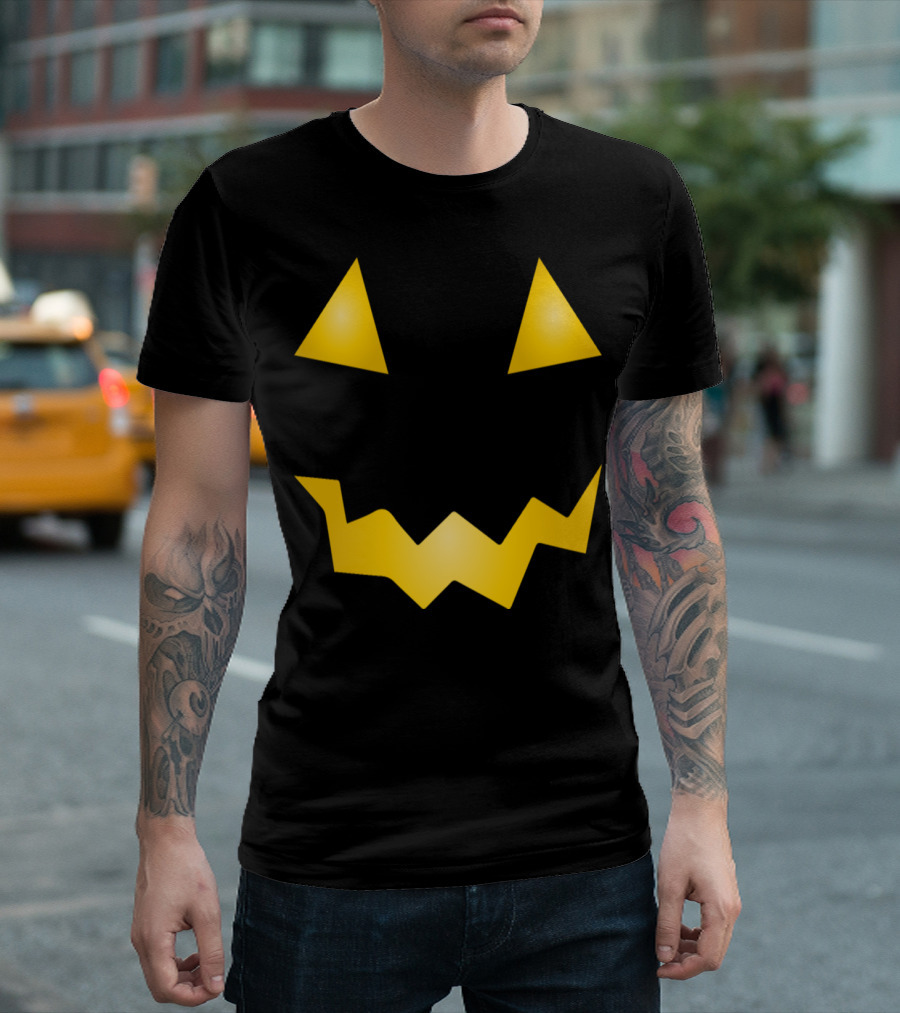Pumpkin Face Halloween Jack O’Lantern T-Shirt