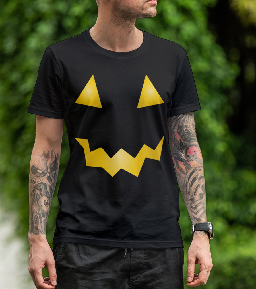 Pumpkin Face Halloween Jack O’Lantern T-Shirt