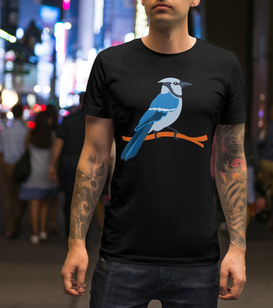 Cool Blue Jay Awesome Bird T-Shirt