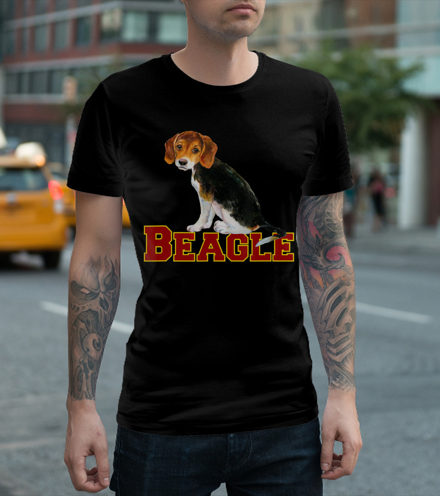 Beagle with Cute Puppy T-Shirt