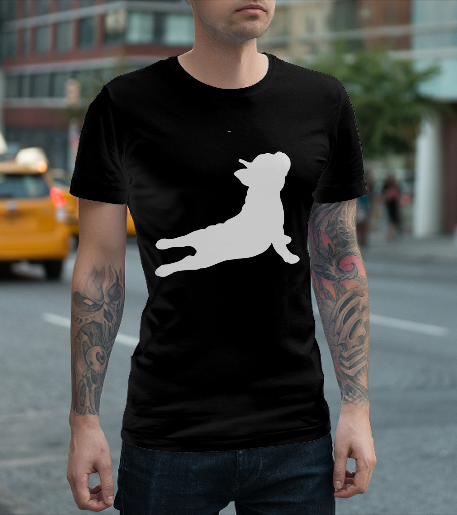 Funny French Bulldog Yoga Pose Cute French Bulldog T-Shirt