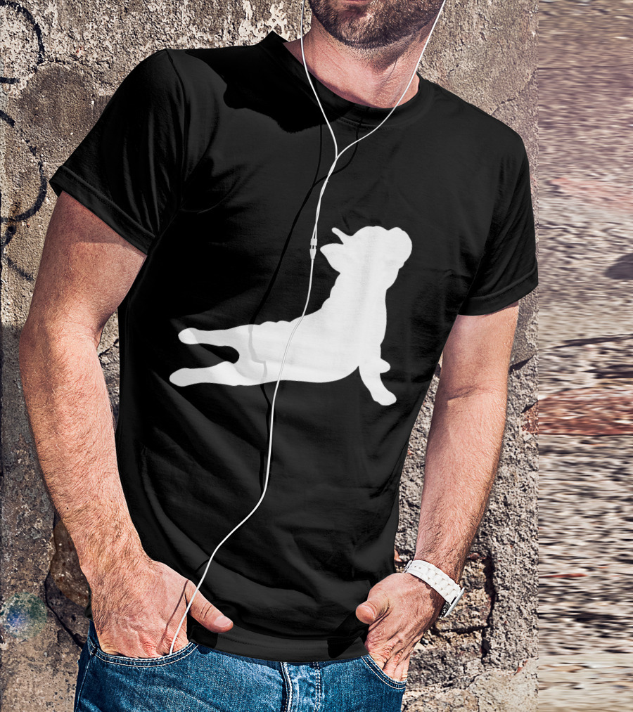 Funny French Bulldog Yoga Pose Cute French Bulldog T-Shirt