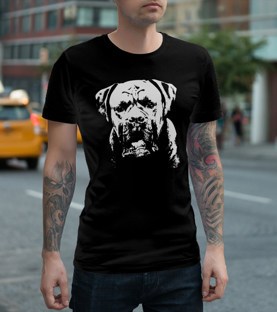 Dog Lovers Boxer Face T-Shirt